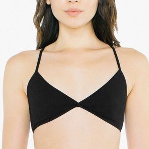 Cotton Spandex Jersey Crossback Bra S, M, L, XL